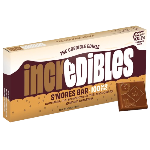 Photograph of product: Incredibles Bar S'mores 100mg
