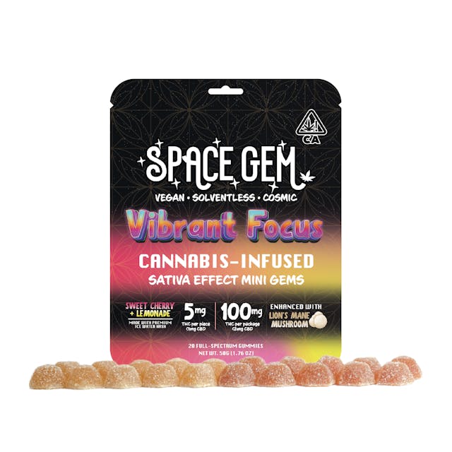 Photograph of product: Space Gem - Oui'd Effect Mini Gems 20pk 100mg TH-oui - 