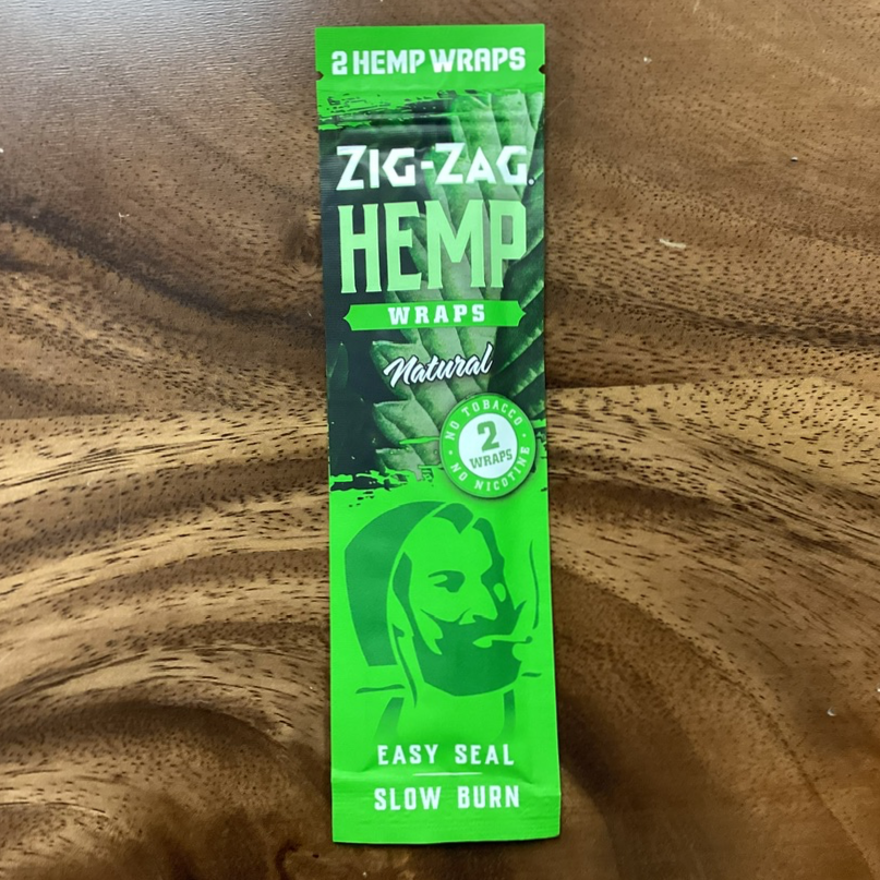 Photograph of product: Zig-Zag Hemp Wraps Natural