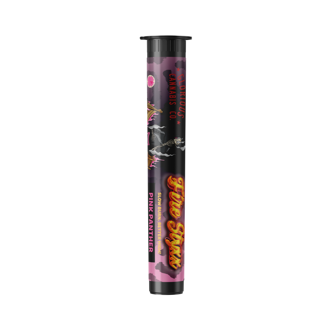 Photograph of product: 1g Pink Panther Fire Styxx Infused Pre-Roll | TAX INCLUDED