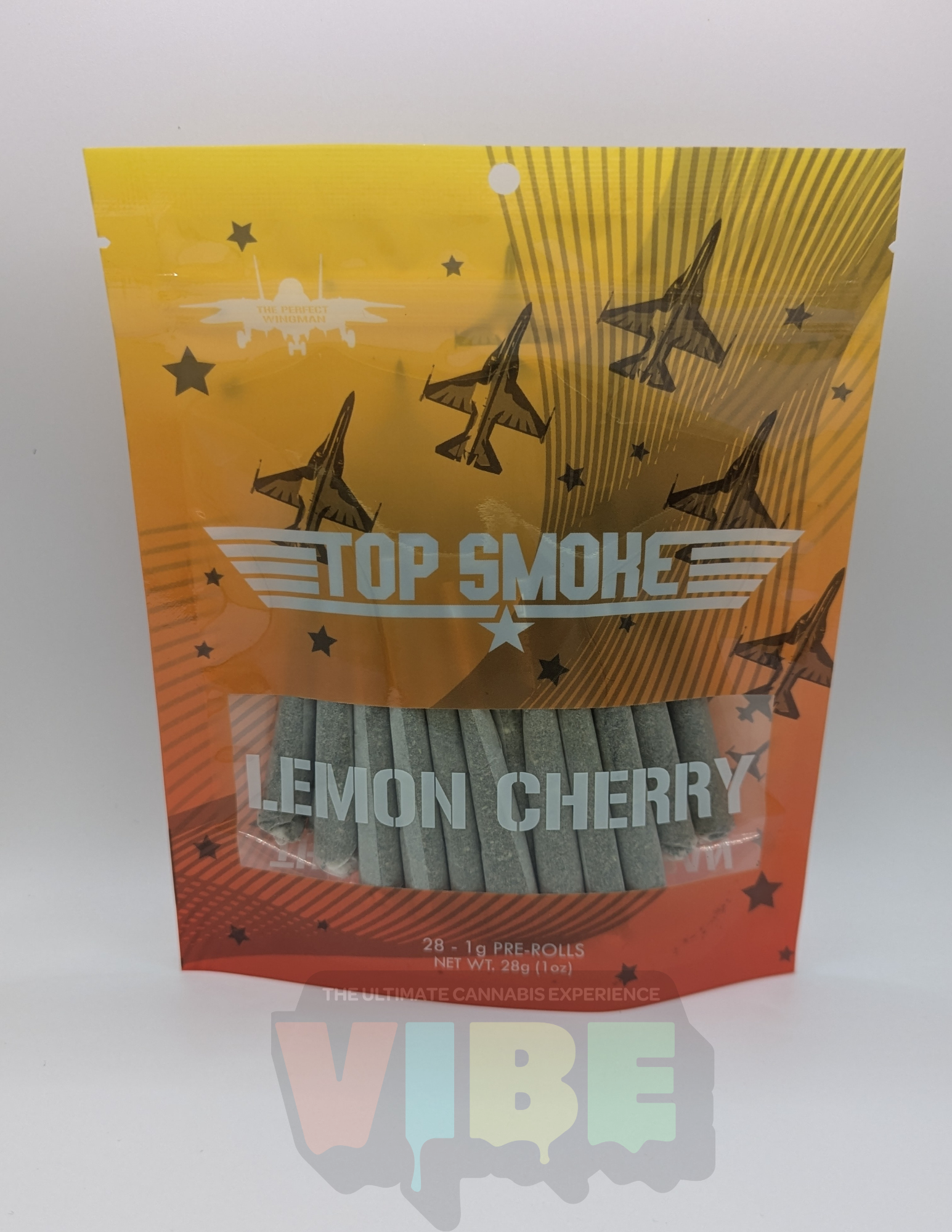 Photograph of product: Top Smoke | Lemon Cherry | 1g - 28pk (28g) Prerolls | REC