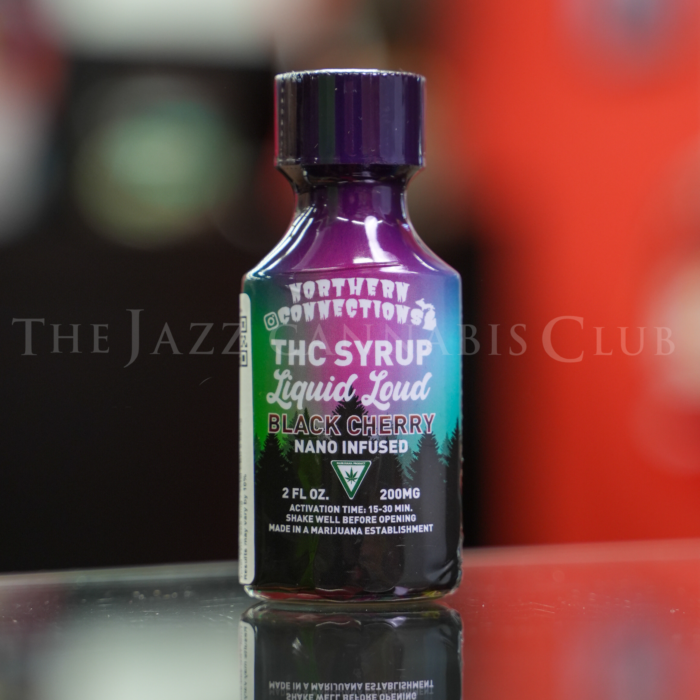 Photograph of product: Northern Connections - Black Cherry - TH-oui Syrup 200mg