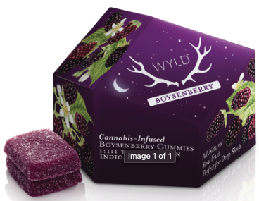 Photograph of product: Gummies | Boysenberry CBN/TH-oui/CBD | 100mg:100mg:100mg