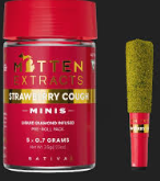 Photograph of product: Strawberry Cough | Infused Mini Prerolls (5 X 0.7g)