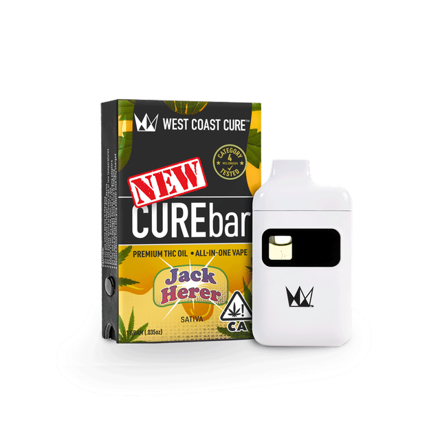 Photograph of product: 1g Jack Herer CUREbar 2.0 AIO - 