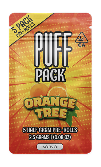 Photograph of product: D18 | Orange Tree Pre-Roll 5pk | Puff