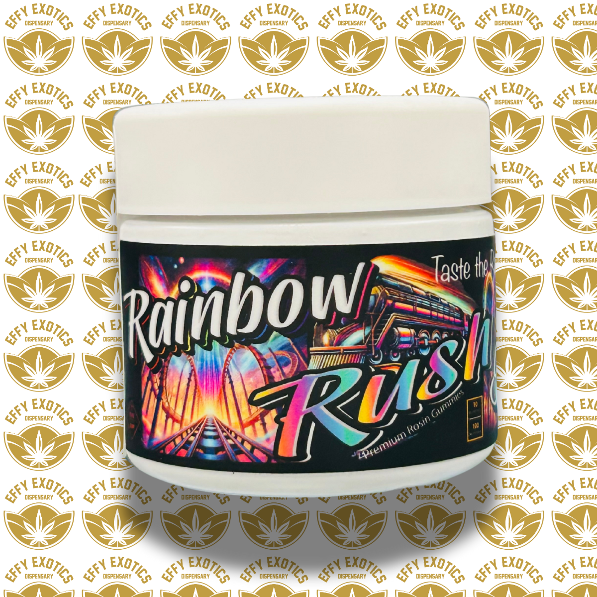 Photograph of product: 100mg Rainbow Rush