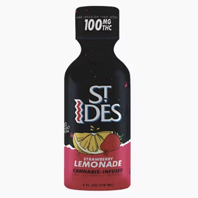 Photograph of product: Strawberry Lemonade 4oz Shot 100mg