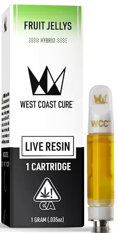 Photograph of product: Fruit Jellys [H] - Curepen Live Resin Cart