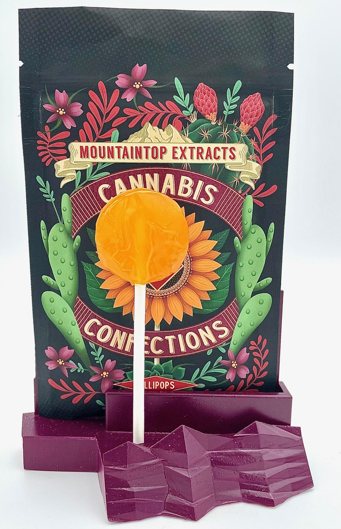 Photograph of product: Mountaintop Extracts | 50mg Lollipop | Sour Pineapple Oui'd