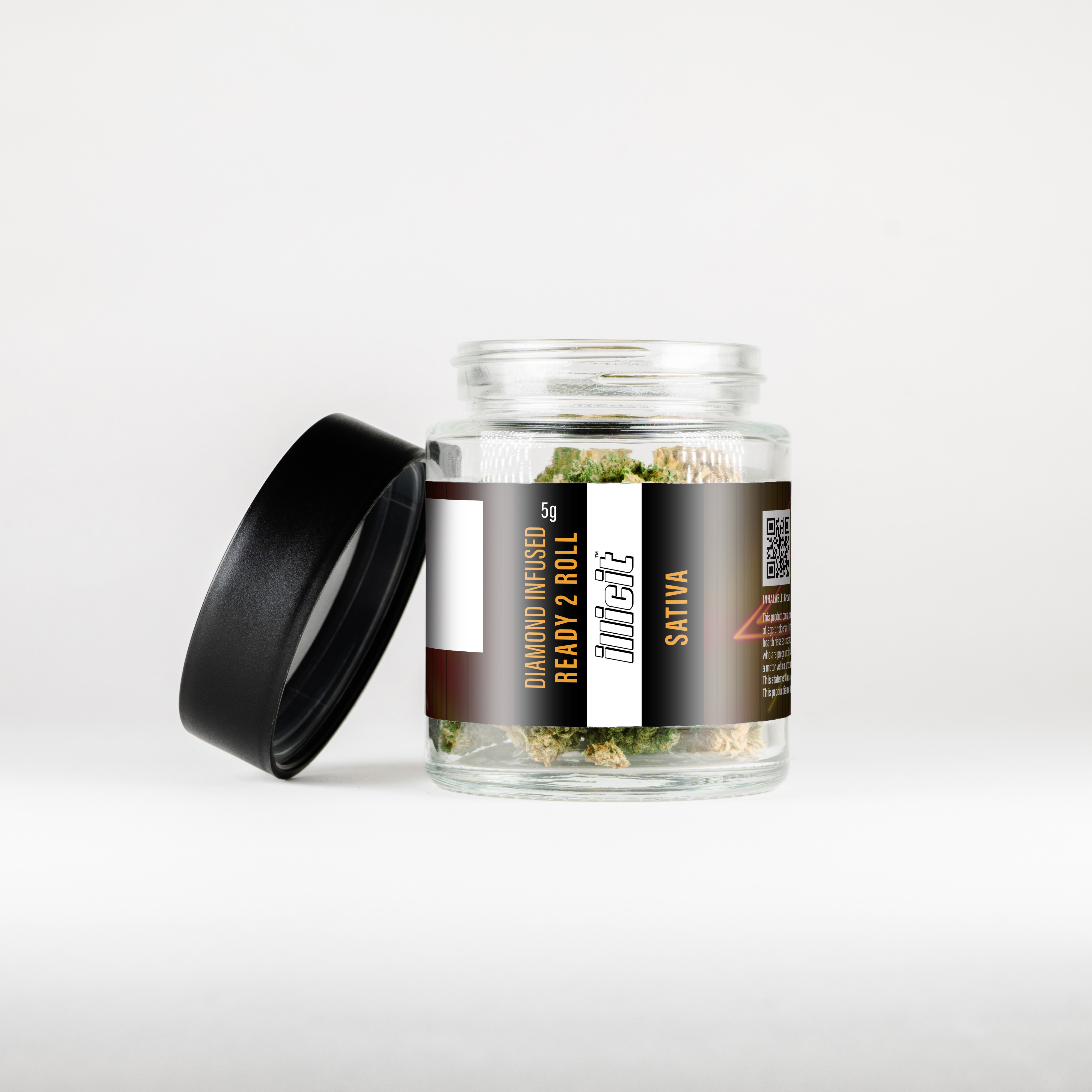 Photograph of product: Oui'd Diamond Infused Ready2Roll Flower 5g