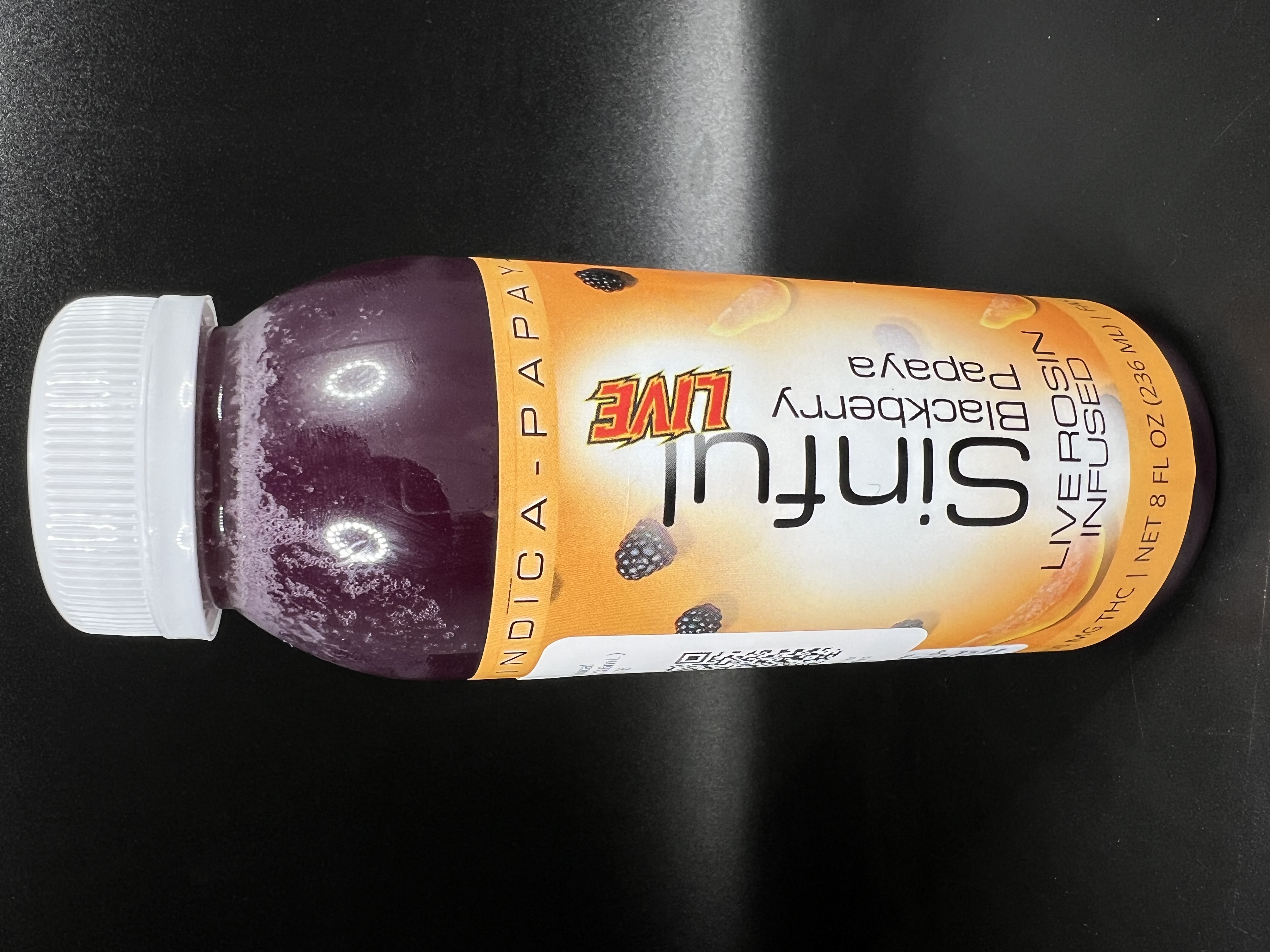Photograph of product: Blackberry Papaya Sinful - Drink - Hybrid