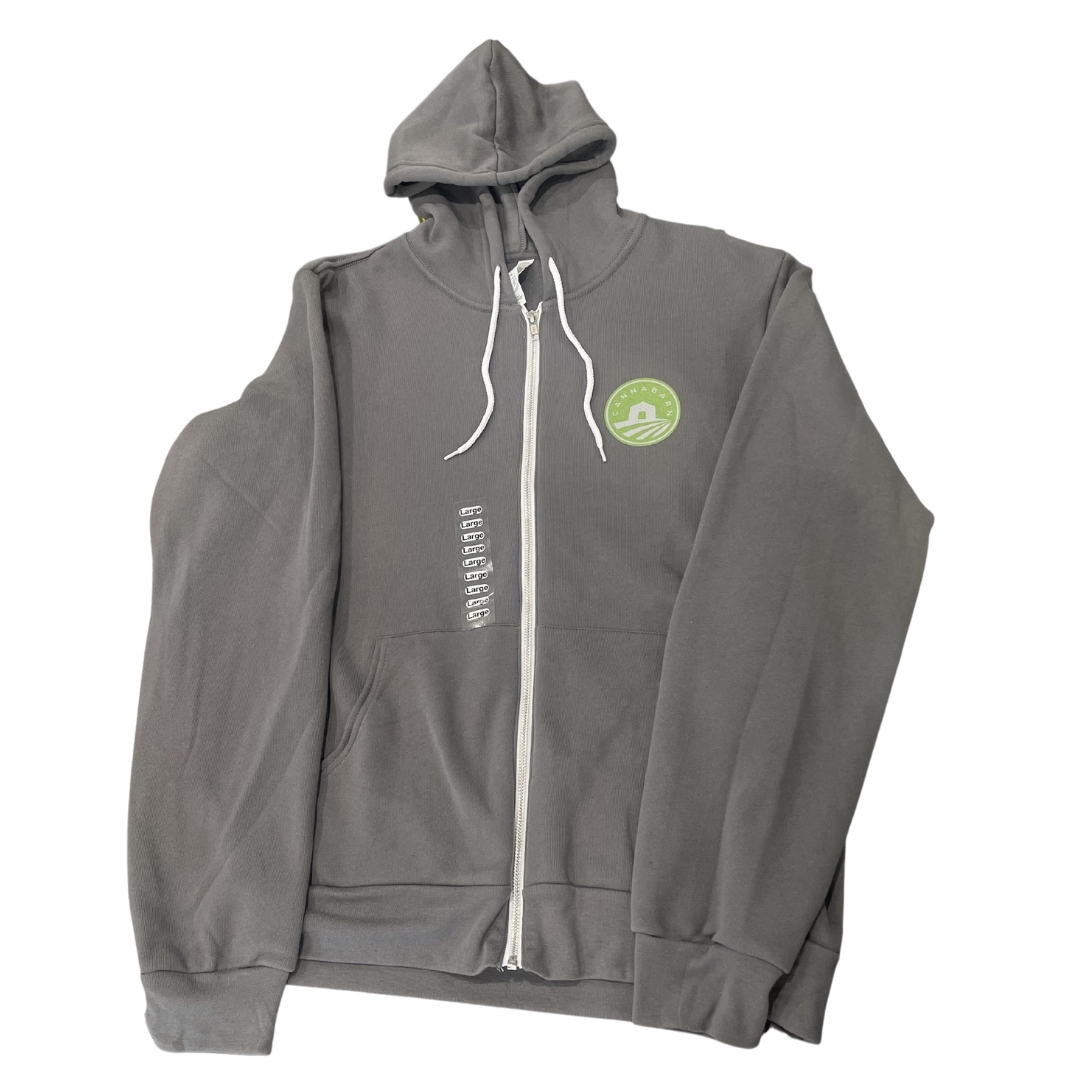 Photograph of product: Zip up Hoodie Grey