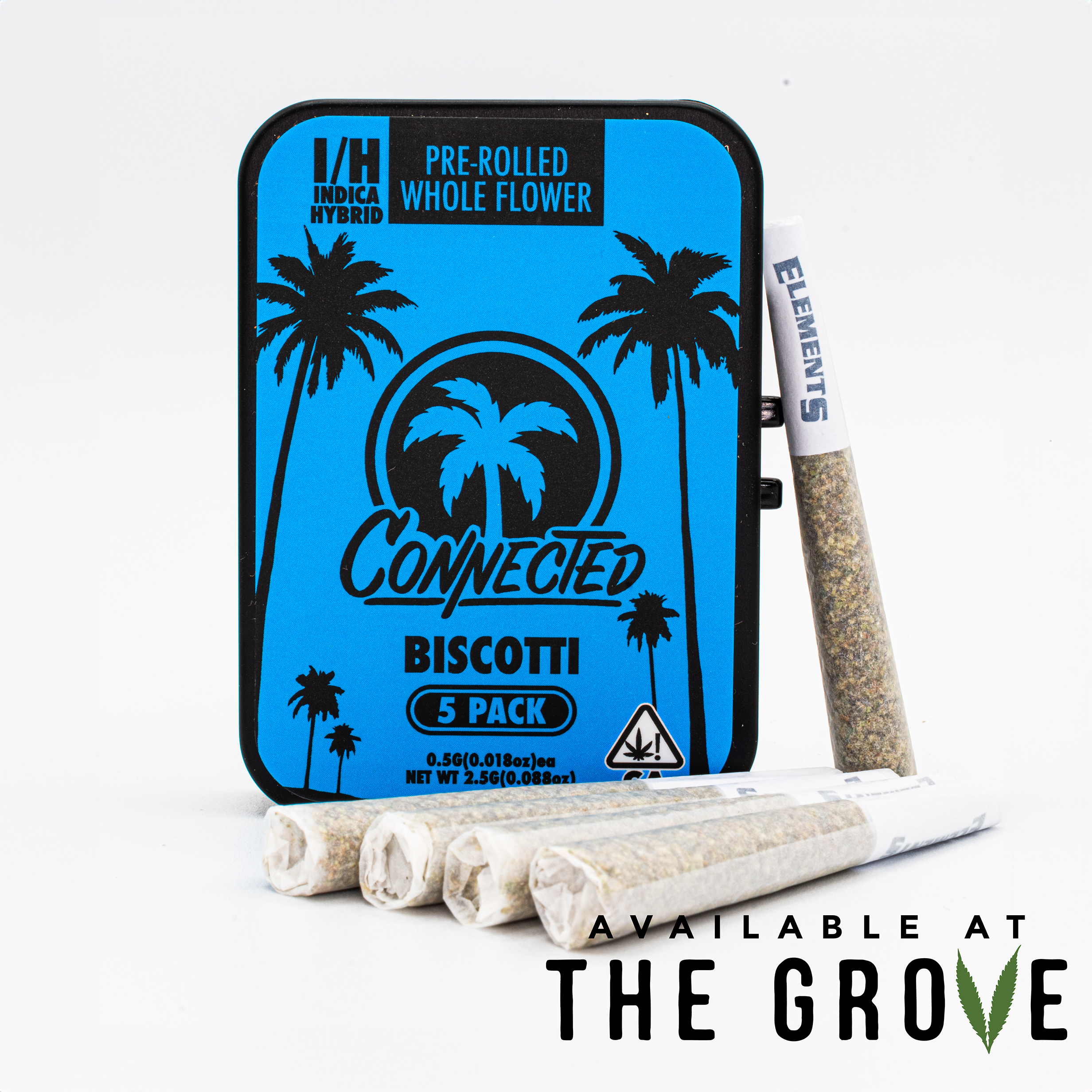 Photograph of product: Connected Oui'd | Biscotti - 5 Pack Pre-rolls