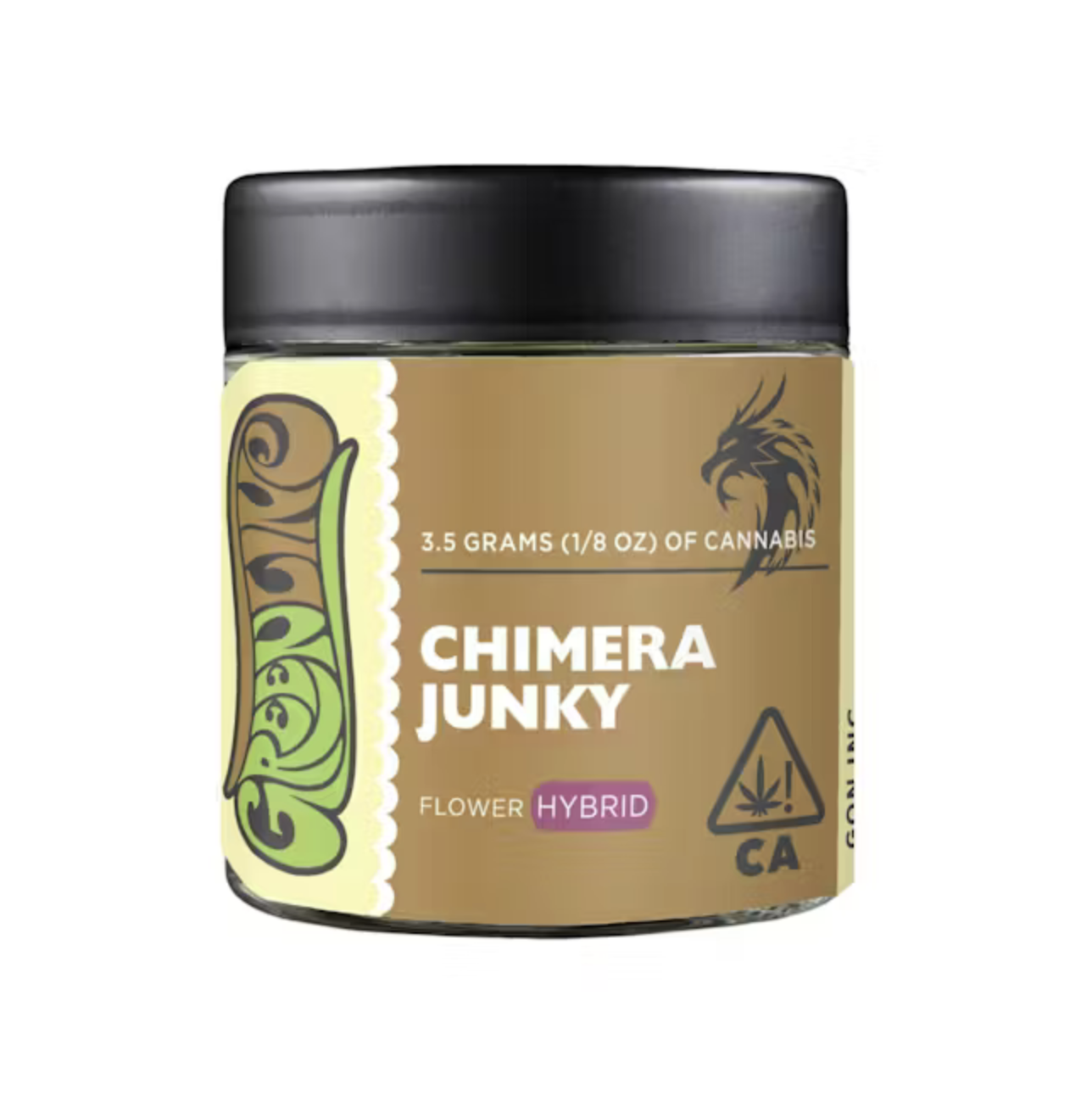 Photograph of product: 1/8 oz Chimera Junky (Hybrid) Indoor TH-oui:33% $39 or 2/$60 - 3.5g