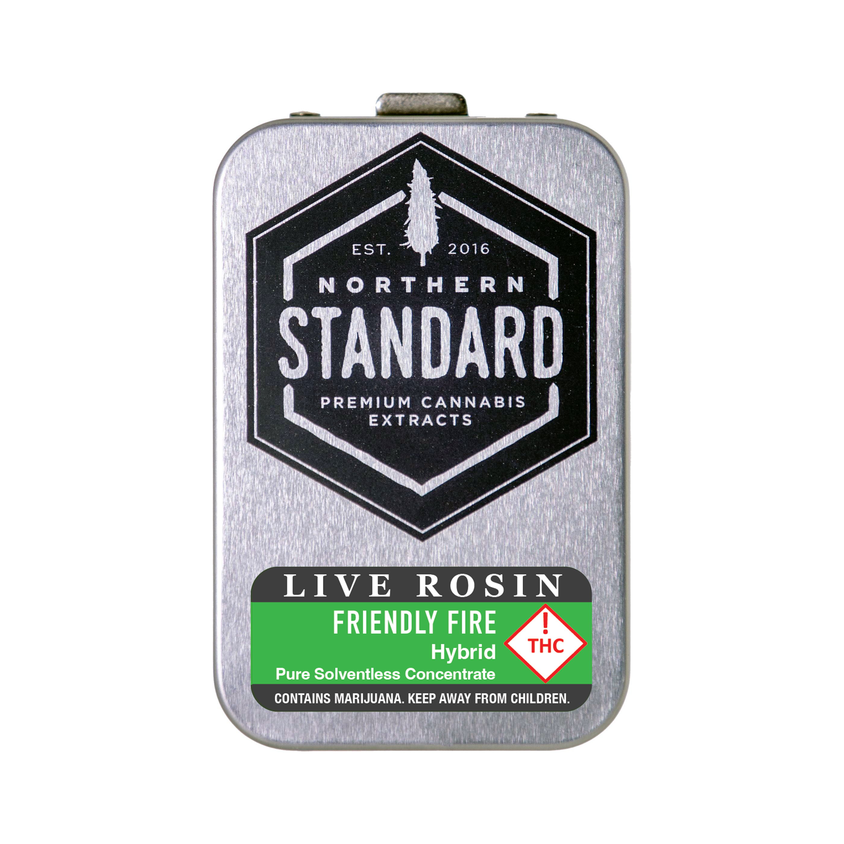 Photograph of product: Live Rosin - Friendly Fire - POD 1g