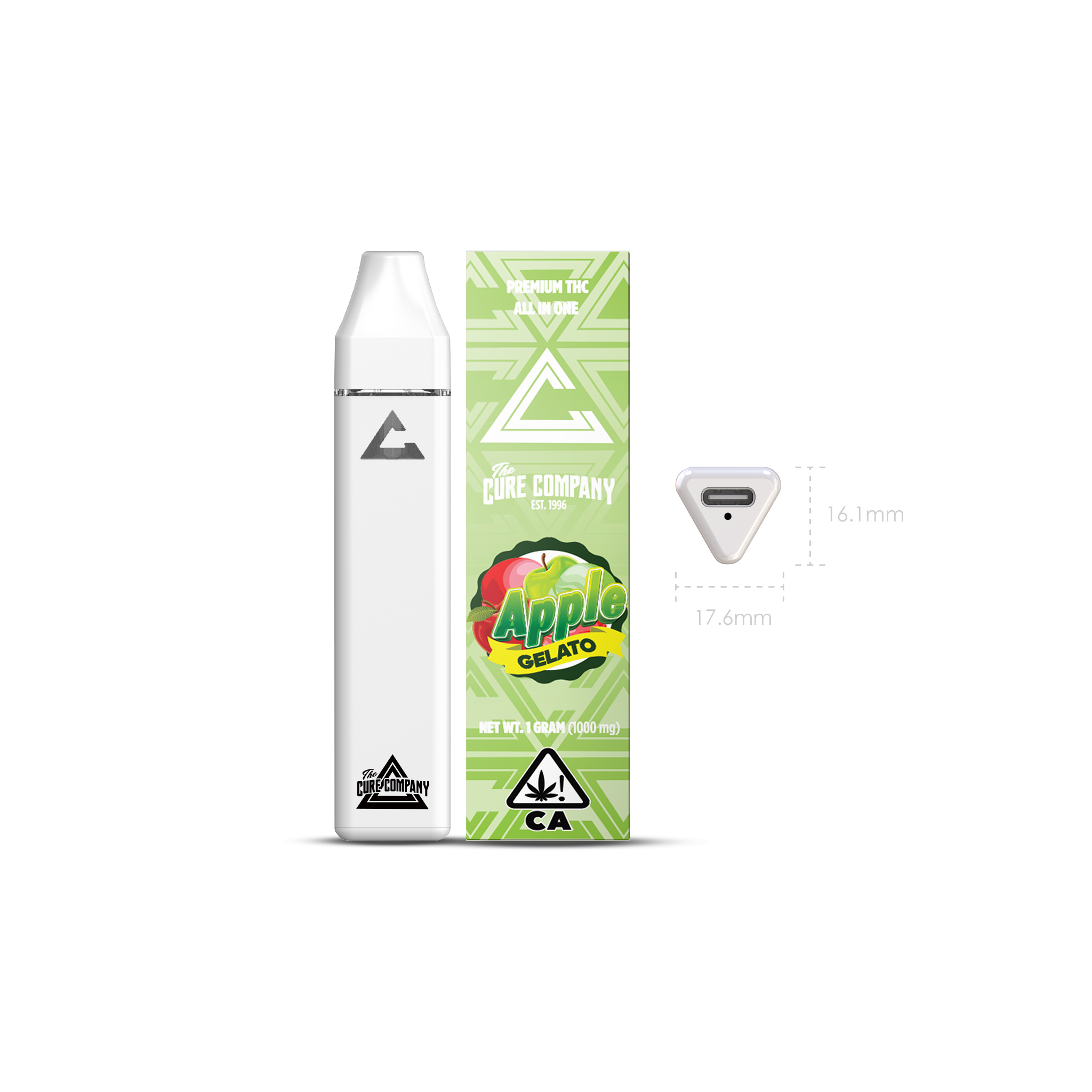 Photograph of product: Apple Gelato | 1g Disposable