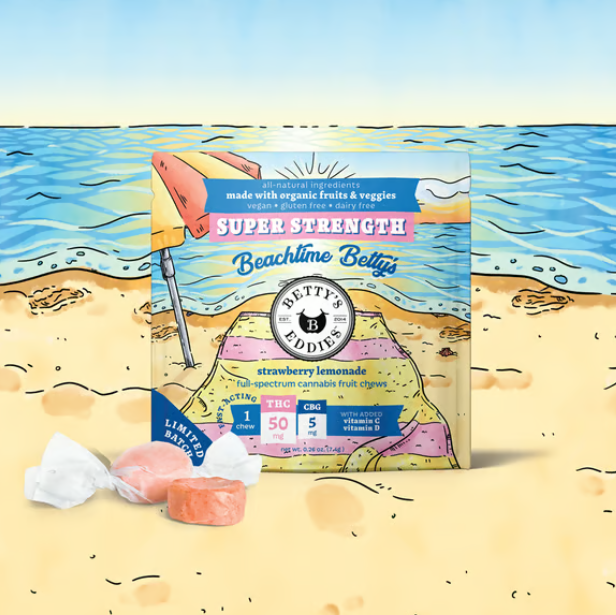 Photograph of product: Betty's Eddies | Strawberry Lemonade - 1pk | Edible