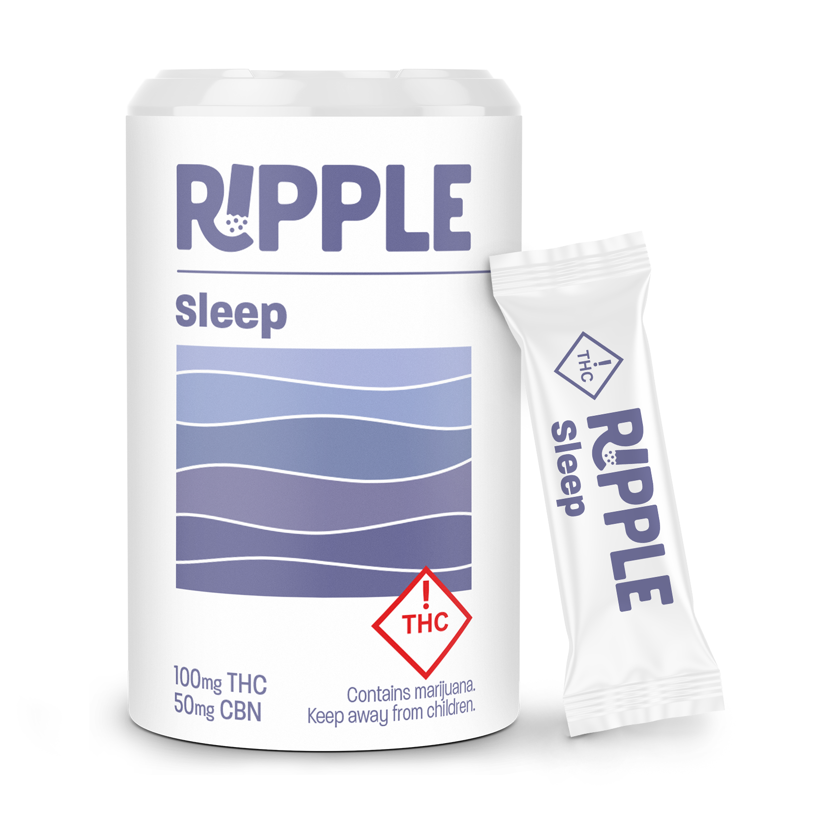 Photograph of product: Ripple Sleep 2:1 CBN Powder 100mg (H)