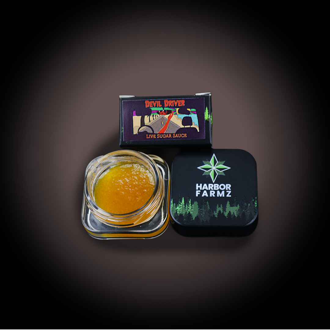 Photograph of product: Harbor Farmz *Baller Jar*   Live Sugar Sauce   Devil Driver