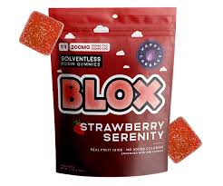 Photograph of product: Blox / Rosin Gummies / Starwberry Serenity 100mg