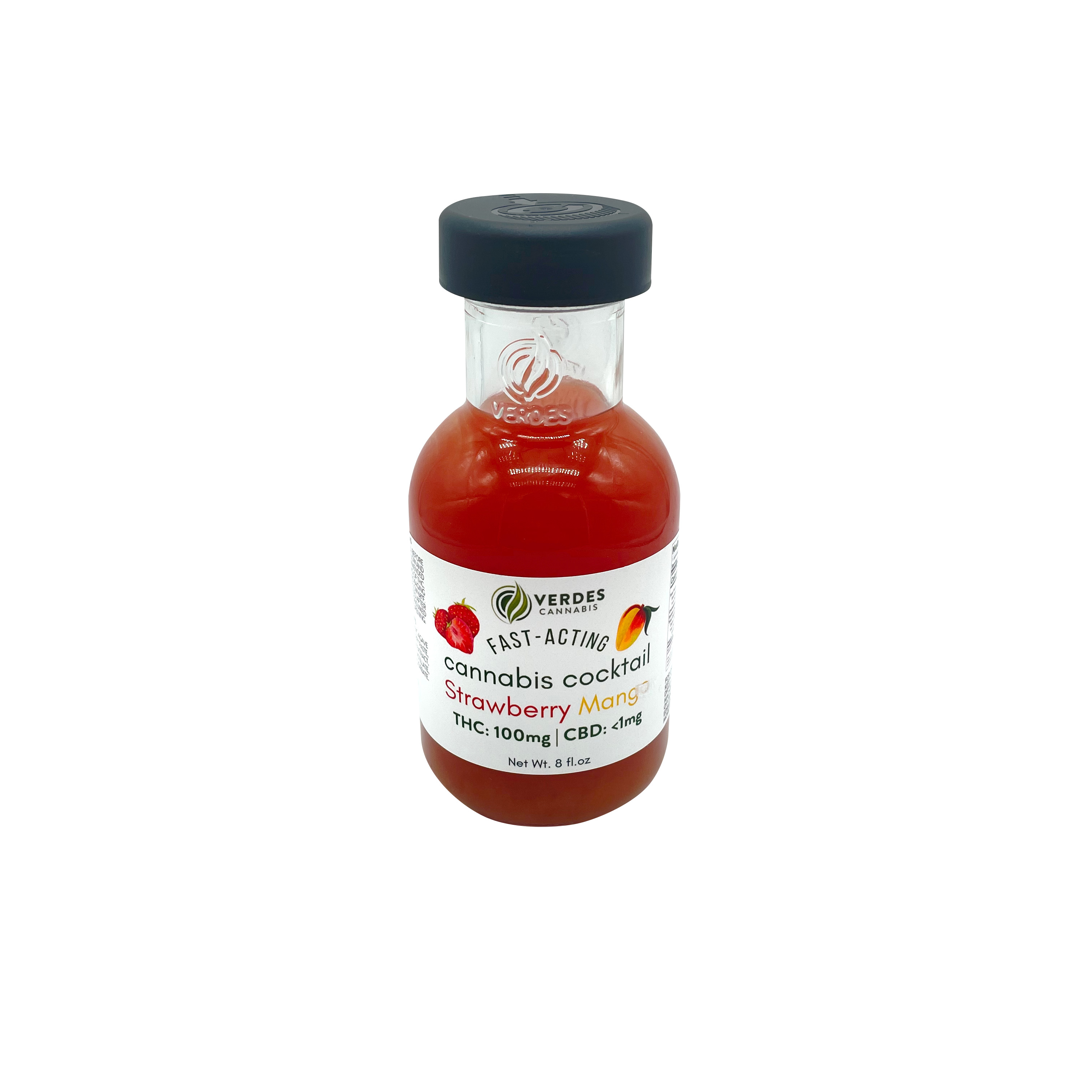 Photograph of product: Strawberry Mango 100mg Beverage