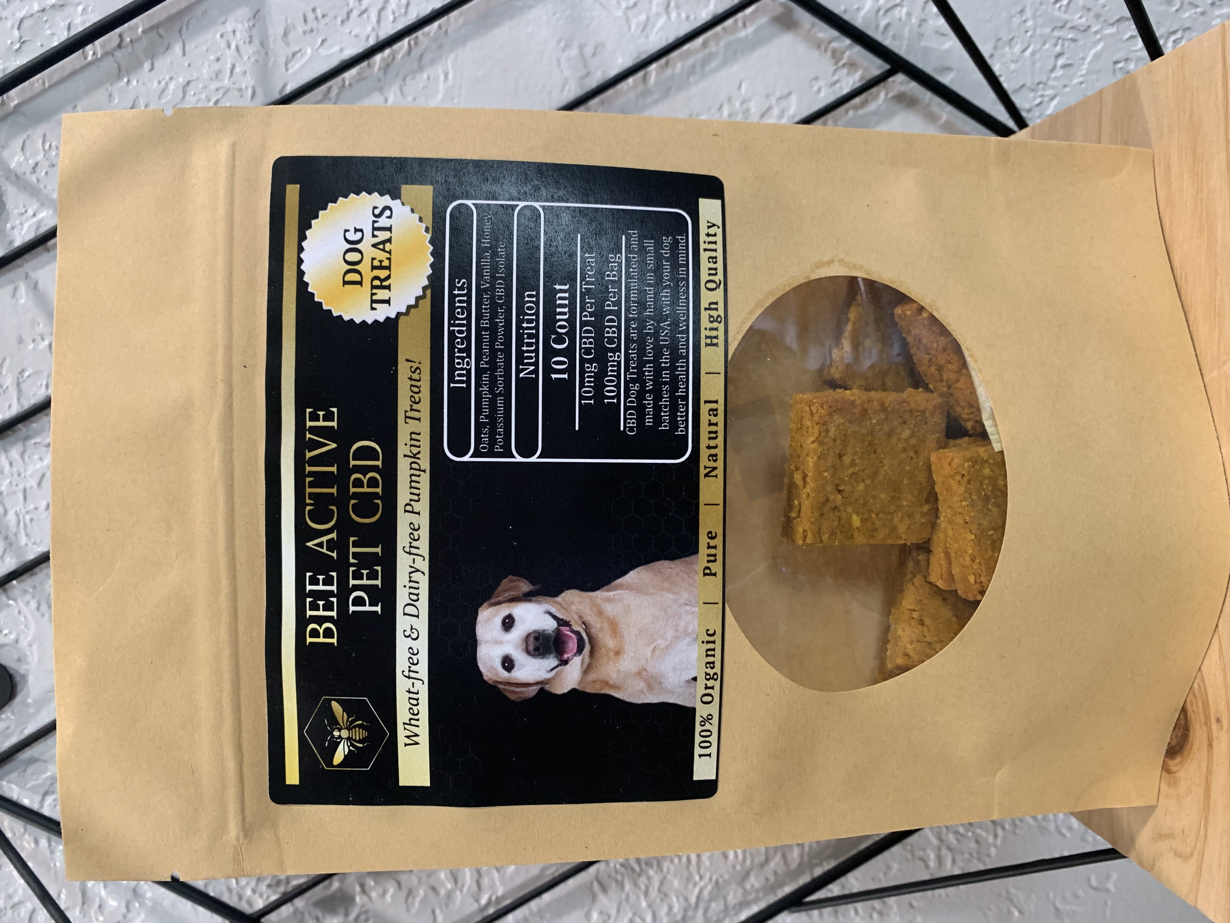 Photograph of product: Bee Active CBD Dog Treats 25mg 30ct