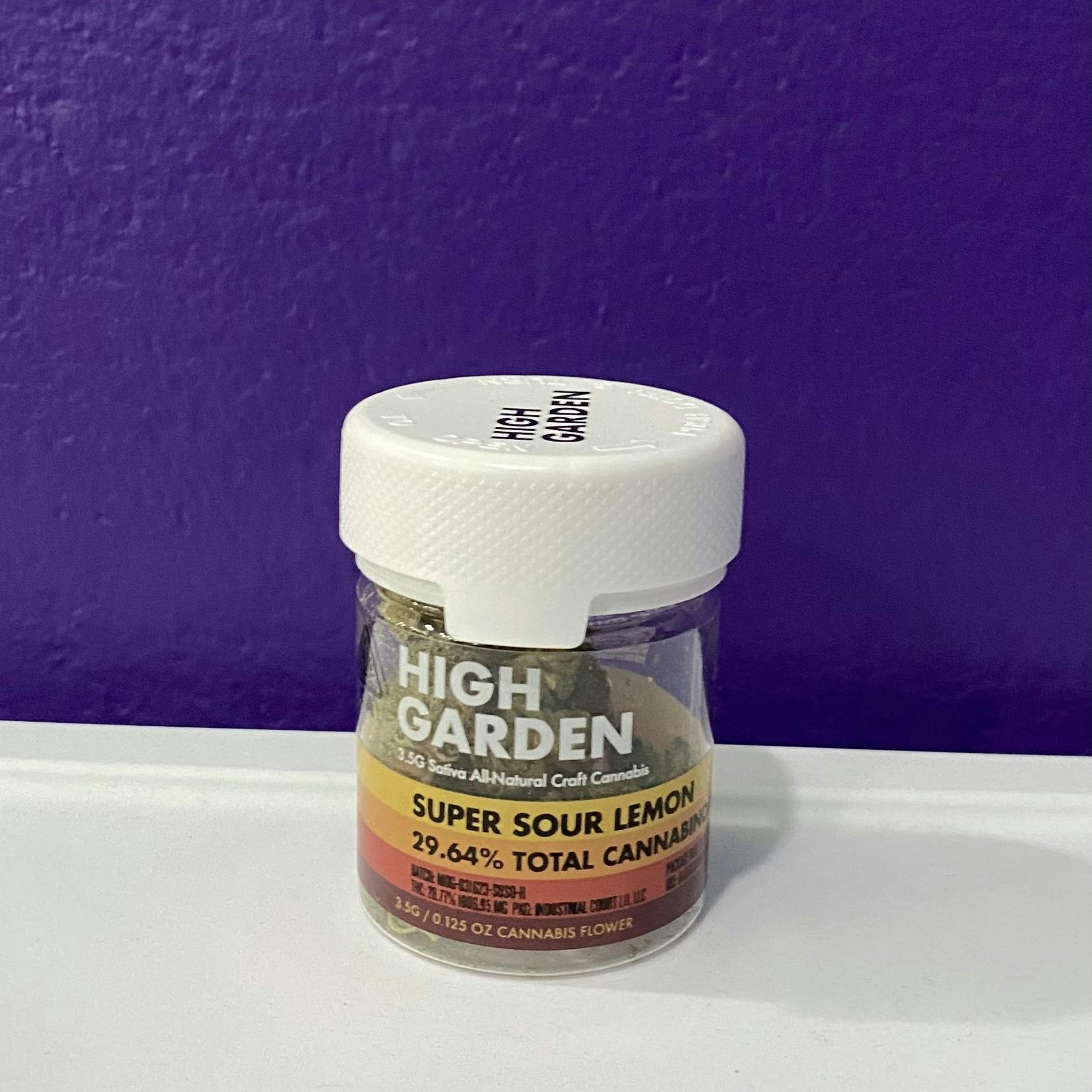Photograph of product: High Garden - Super Sour Lemon 1/8