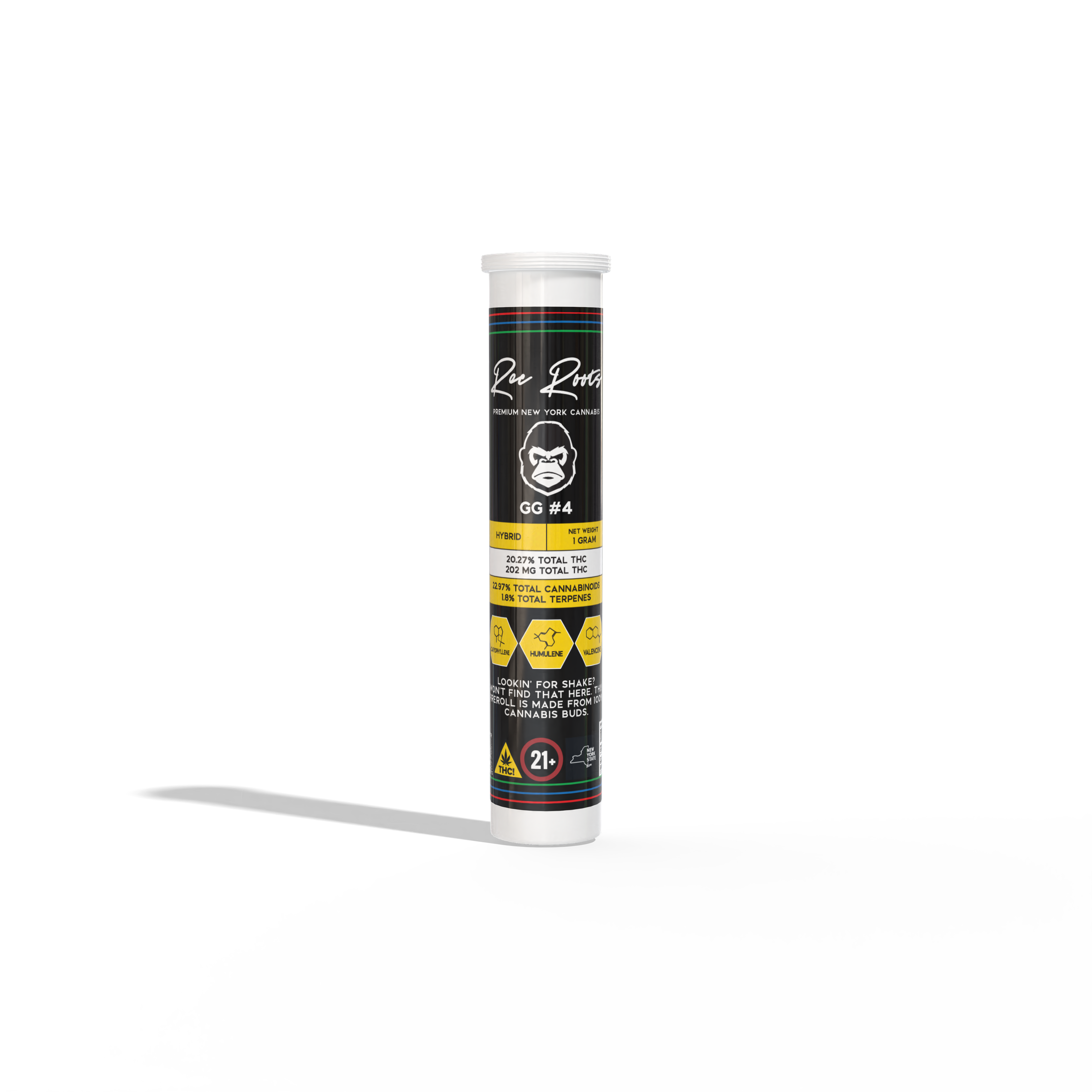 Photograph of product: REC ROOTS I GG#4 I PREROLL I 1G