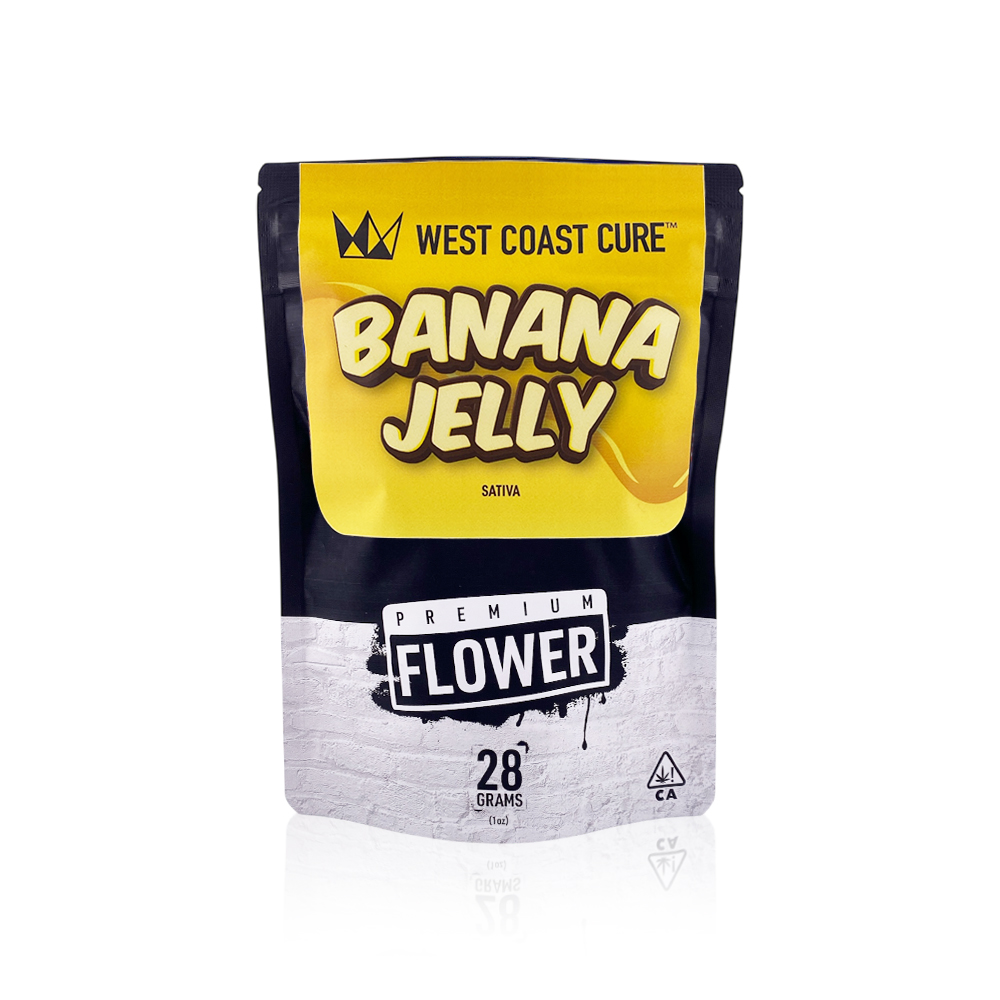 Photograph of product: WEST COAST CURE - Flower - Banana Jelly - 28G