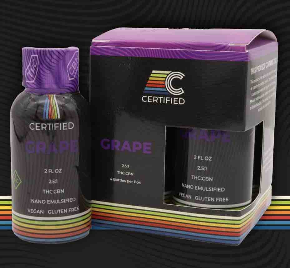 Photograph of product: Grape CBN Drink - 