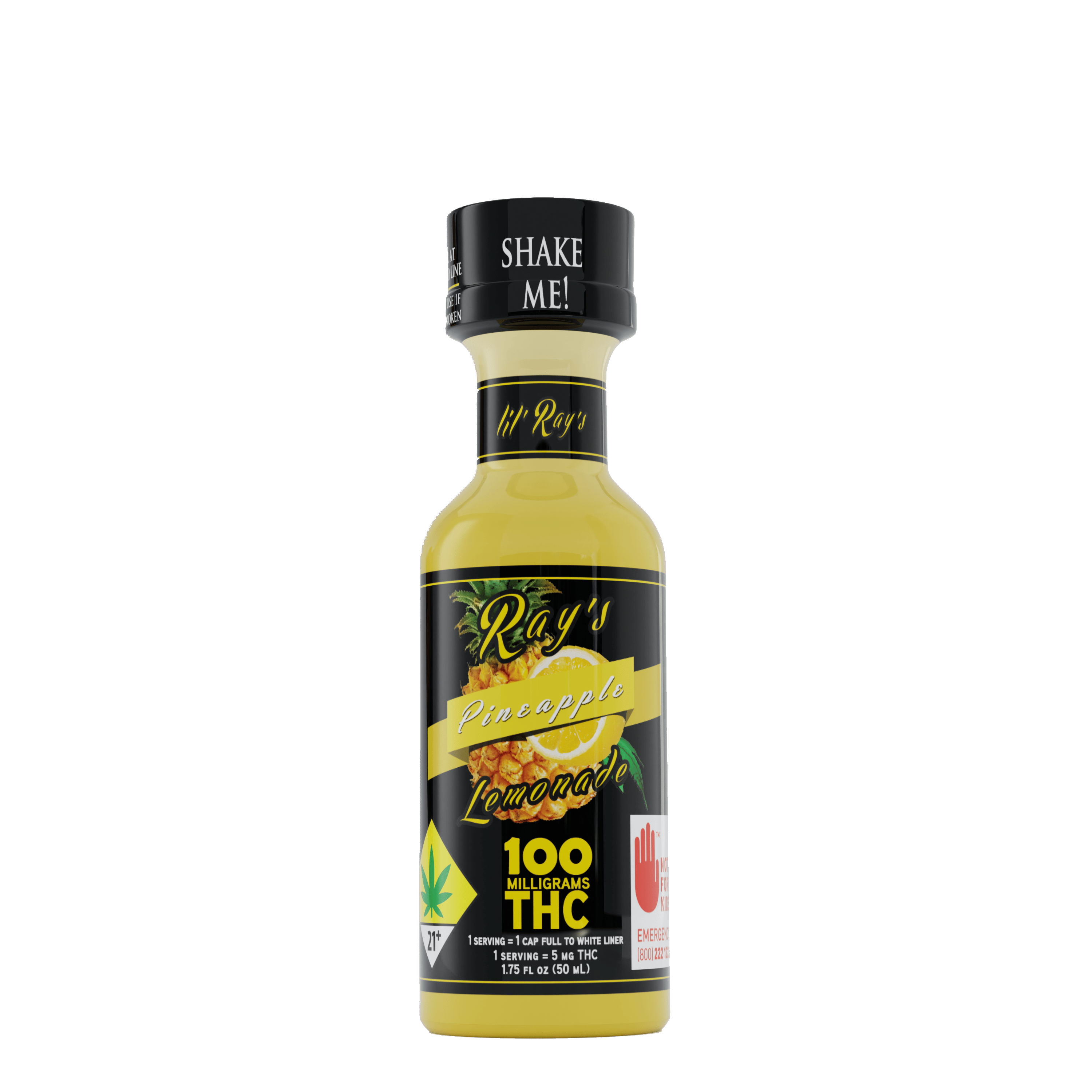 Photograph of product: DP Lil' Ray's HR Lemonade 100mg Pineapple