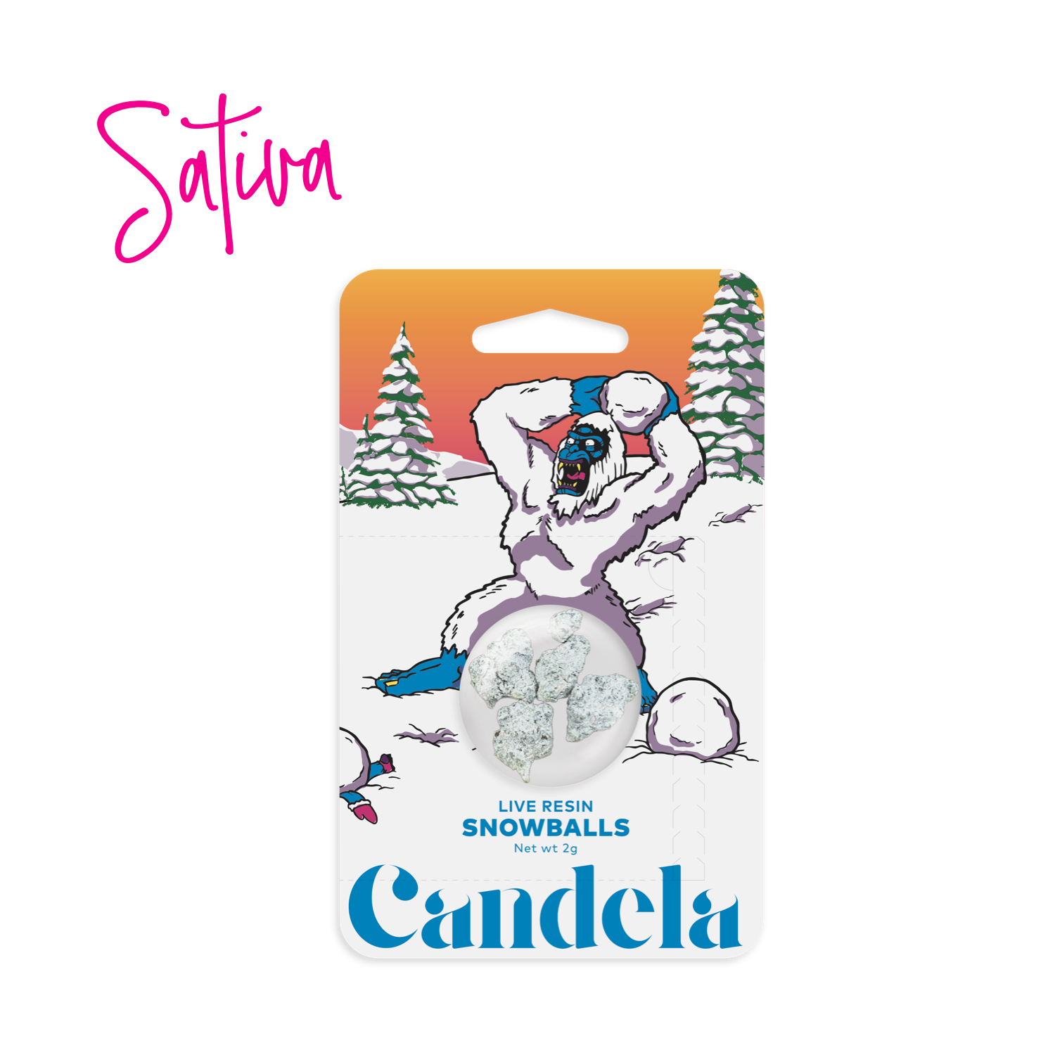 Photograph of product: Butters 2g Snowball Infused Flower