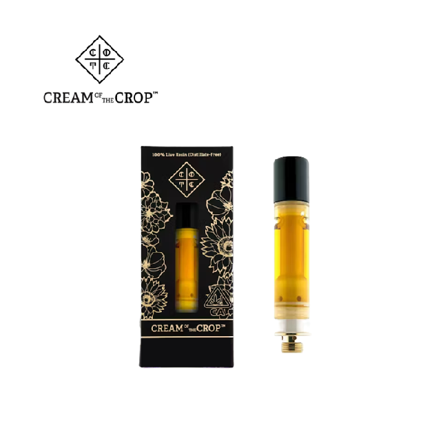 Photograph of product: GOLDEN FRUIT 1G LIVE RESIN CARTRIDGE