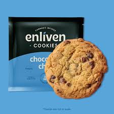 Photograph of product: Enliven Chocolate Chip Cookie 10mg 10pk