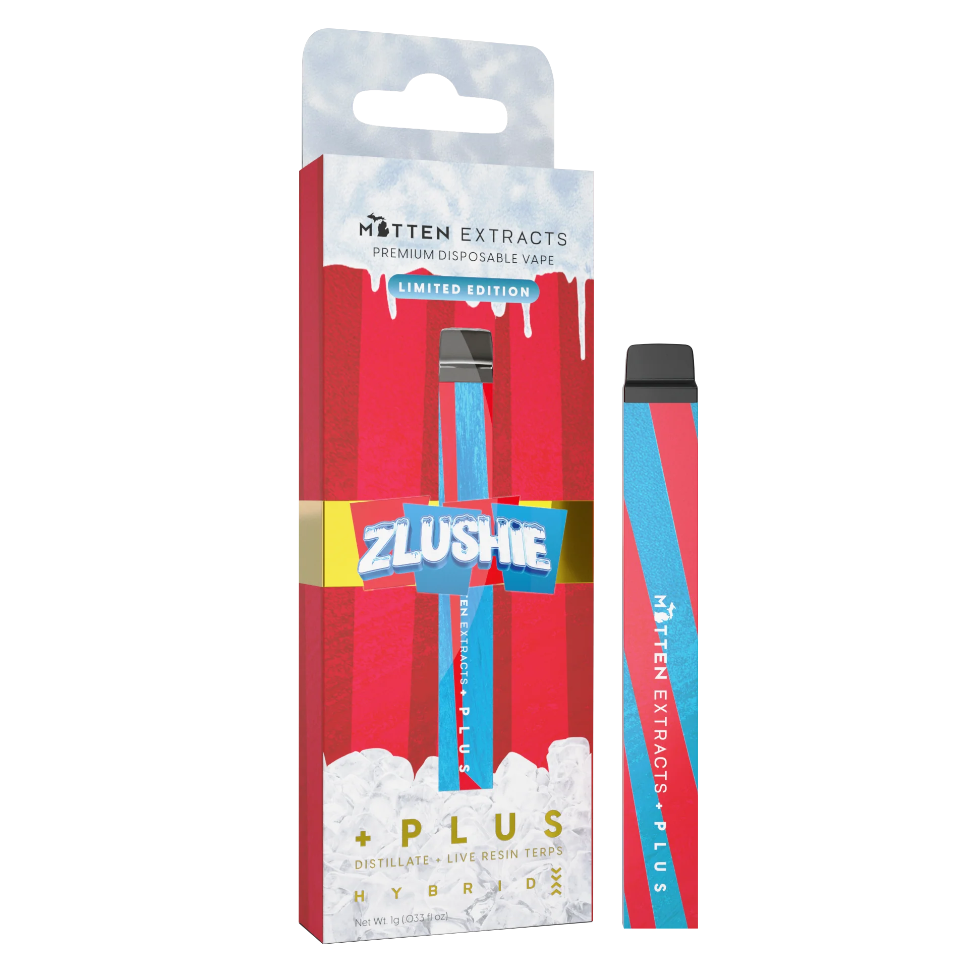 Photograph of product: Mitten Extracts Zlushie Disposable Vape Rec