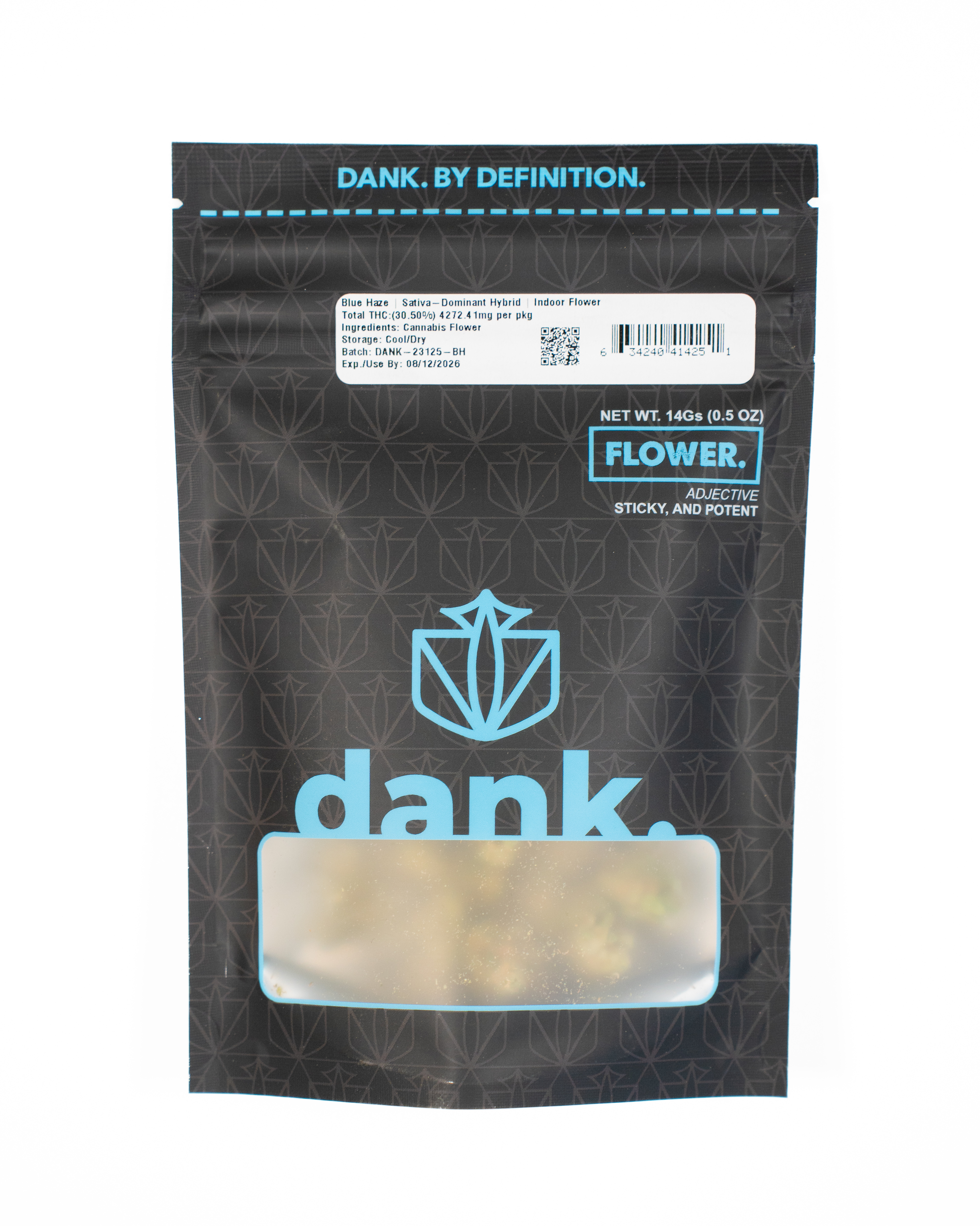Photograph of product: Blue Haze 14G Flower | Dank |