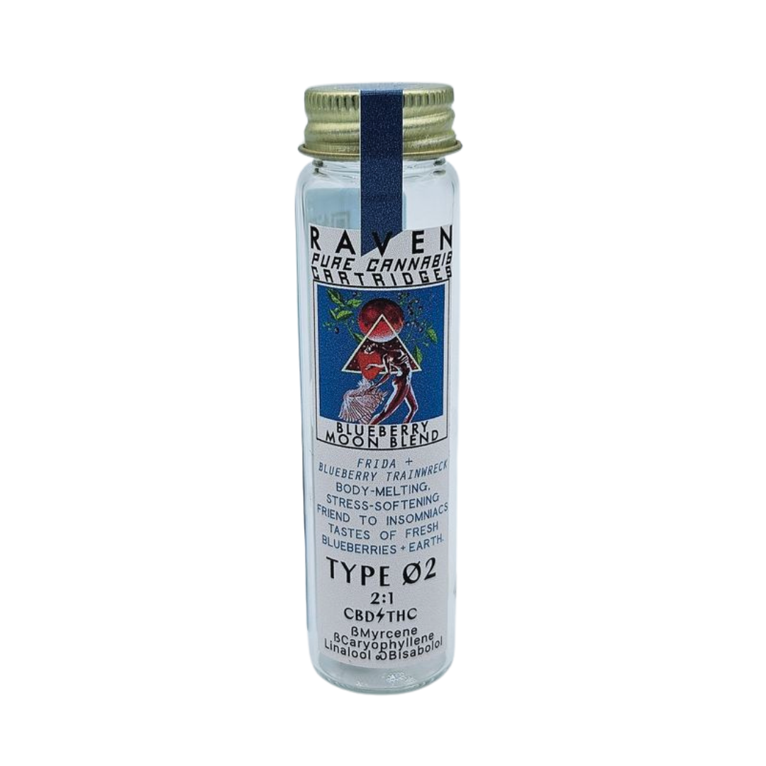 Photograph of product: Blueberry Moon 1:1 CBD Blend Cartridge | 1g