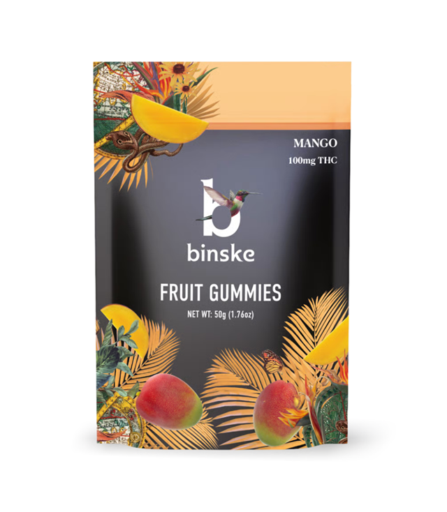 Photograph of product: Binske | Mango | Fruit Gummies 10PK