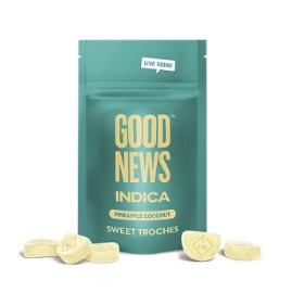 Photograph of product: 10ct/10mg Live Resin Troches (Pineapple Coconut)