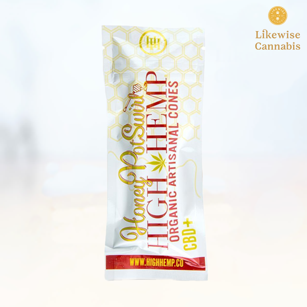 Photograph of product: 2-PACK HONEY POT SWIRL ORGANIC HEMP CONES