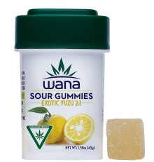Photograph of product: 2:1 Exotic Yuzu Gummies 200mgCBD/100mgTHC by Wana