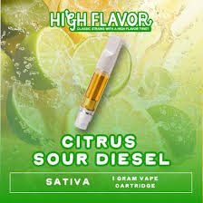 Photograph of product: Citrus Sour Diesel Distillate Cart 1g (TAX INCLUDED)