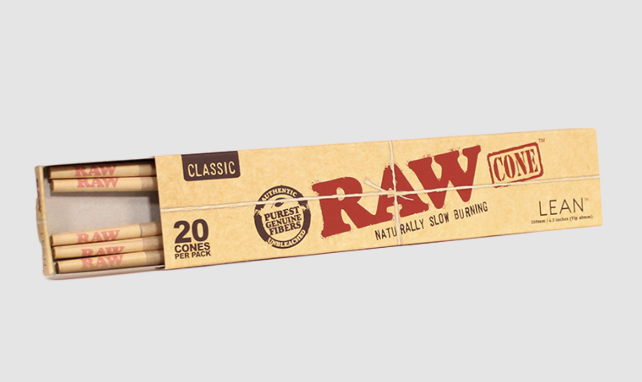 Photograph of product: Raw: Lean 20 Cones Pack