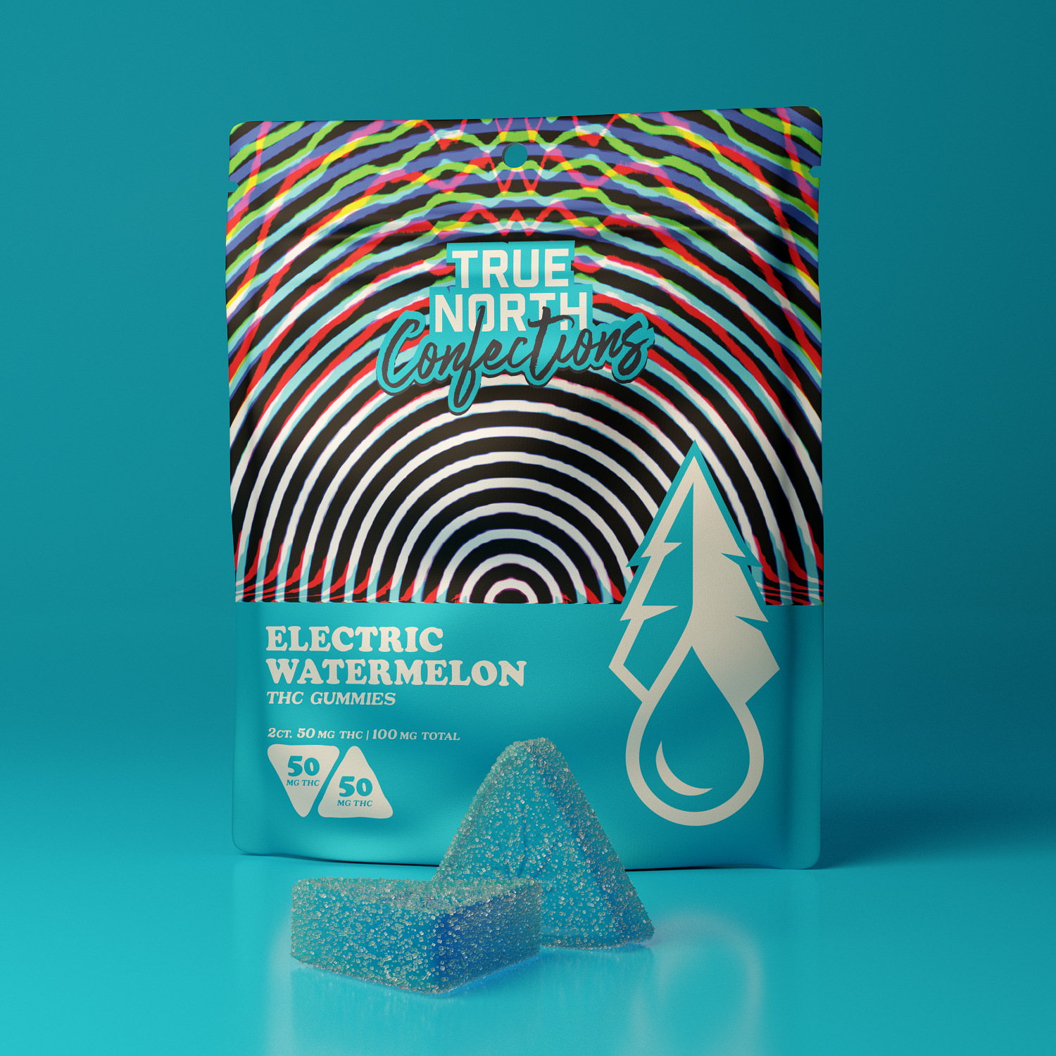 Photograph of product: Electric Watermelon Gummies