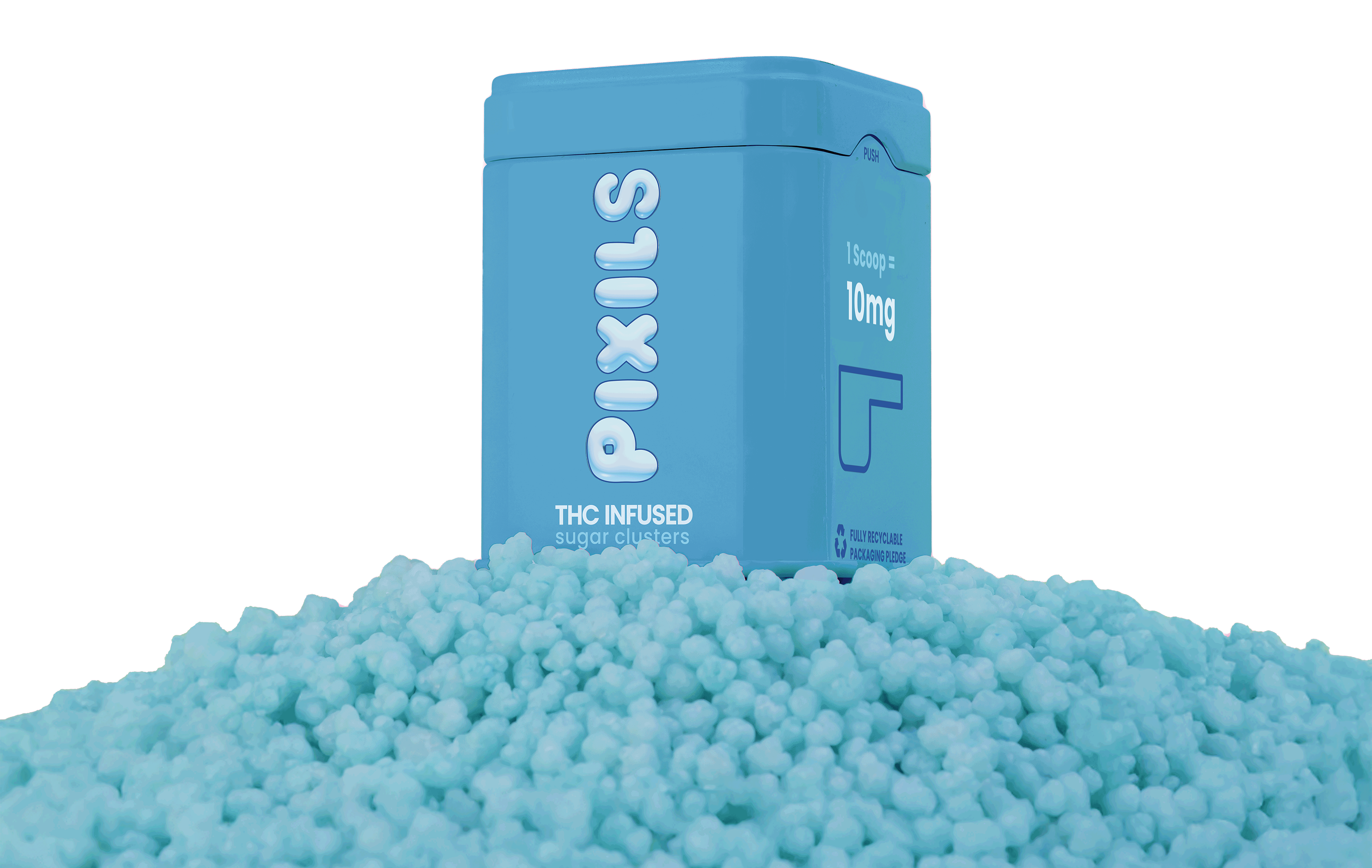 Photograph of product: Pixils 200mg Blue Raspberry