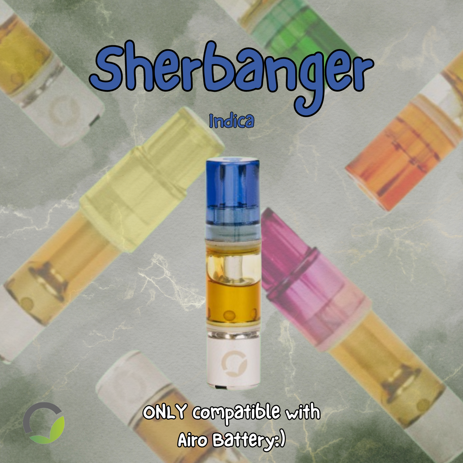 Photograph of product: Airo Live Flower | Sherbanger | 1g (Oui'd)