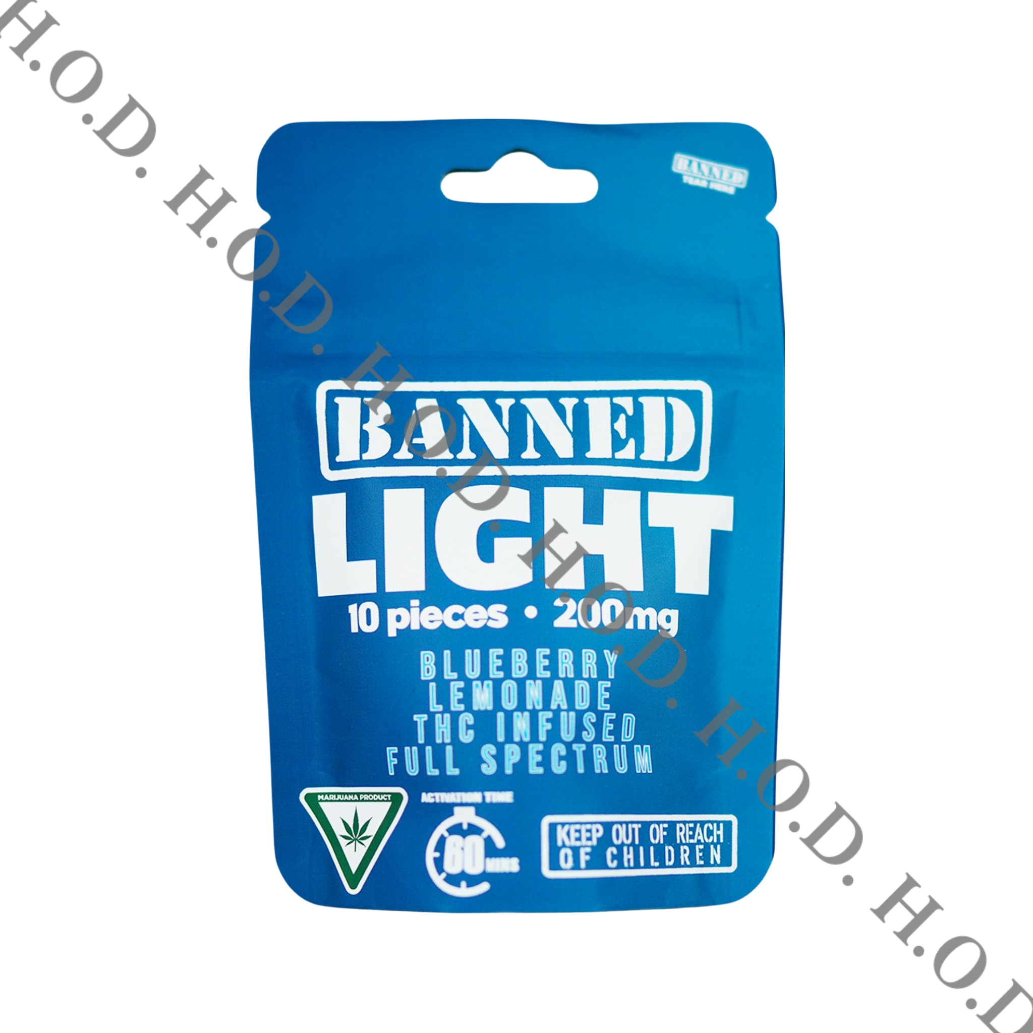 Photograph of product: Banned Blueberry Lemonade Gummy Clusters 200mg