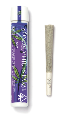 Photograph of product: Sonoma Hills Farm | Sun-Grown Preroll (1g) The Big Easy (H)