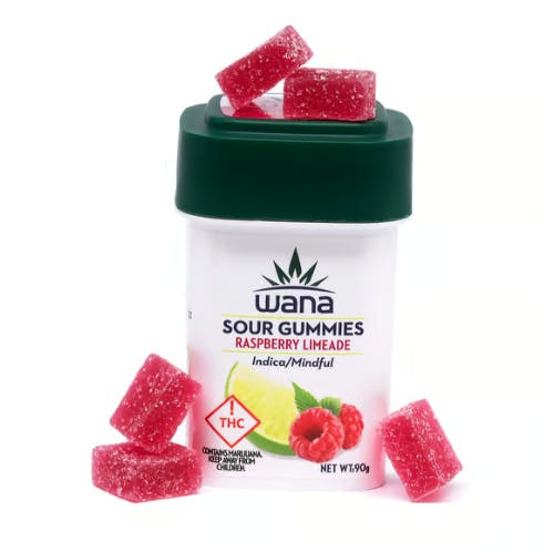 Photograph of product: Raspberry Limeade Gummies 300mg | 10pk - 